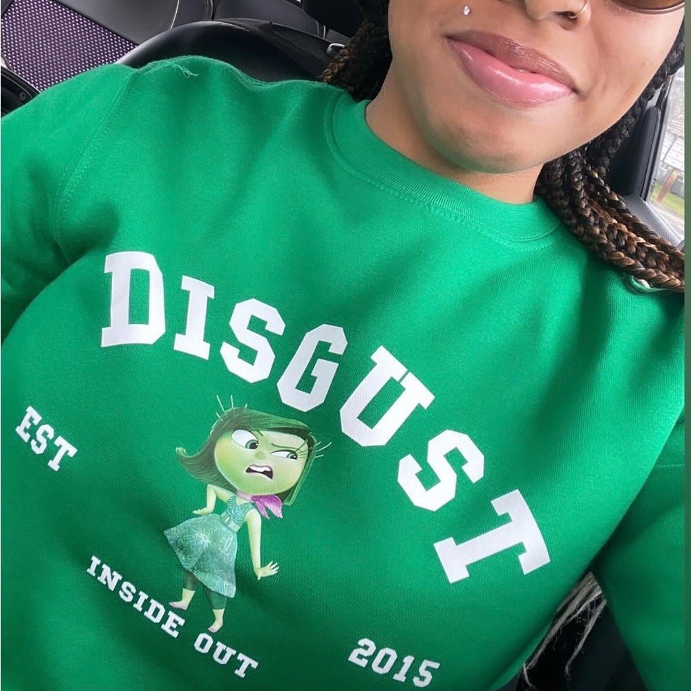 Green Inside Out Disgust Sweatshirt